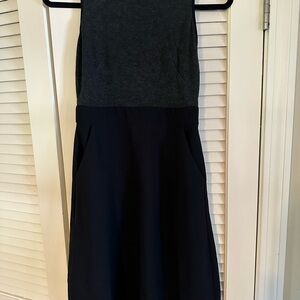 LOFT Charcoal and Black Top